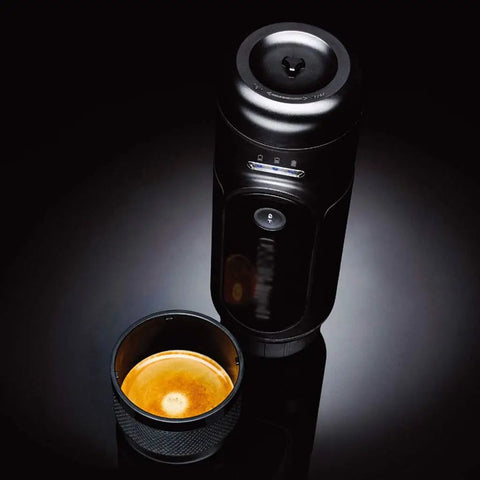 Mini Portable Espresso Machine For Outdoors And Home, Automatic Capsule Coffee Maker With 12 Bar Pressure, Fast Warm Up In 2 Minutes, Lightweight 882g, Compact Travel Coffee Maker For Quick Espresso Shots