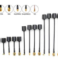 Micro 5.8G RHCP FPV Antenna For RC Drones With UFL SMA RPSMA MMCX Connectors 145mm Straight Cable