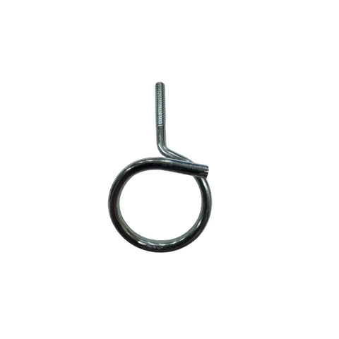 Box Of 100 Bridle Ring Set, 2 Inch Length, One Quarter Twenty Thread Machine Screw Rings For Cable Management, Clamps And Supports, Durable Hardware Pack For Industrial Projects, zinc finish