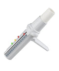Manual Peak Flow Meter PEF Tester for on-the-go tracking and monitoring peak expiratory flow rate with traffic light markers