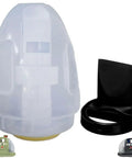 Replacement Dirty Tank For Bissell Little Green Portable Carpet Cleaners White OEM 2037144 with black nozzle