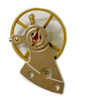 All-In-One Swing Wheel Assembly Repair Kit for 8205 and 8213 Mechanical Movements - close-up of balance wheel component