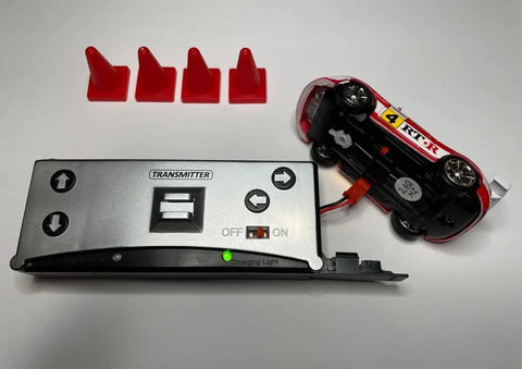 Pocket Size One Fifty Eight Scale Micro RC Car Shaped Like a Coke Can Red Upgraded 2.4G Wireless Remote For Multiple Users LED