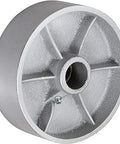 Heavy Duty 6 Inch By 2 Inch Steel Caster Wheels Set Of 4 With Swivel Top Plate 4 By 4.5 Inches Load Capacity 4800 Lbs Per Set Industrial Casters
