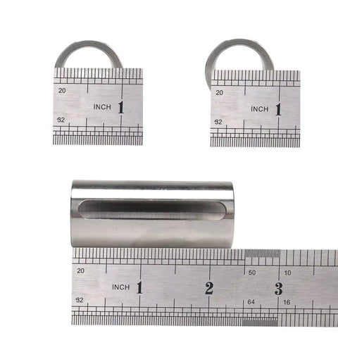Damyprd 3/4 to 1 in crank shaft adapter sleeve; metal cylindrical tool with slot for engine shaft extension