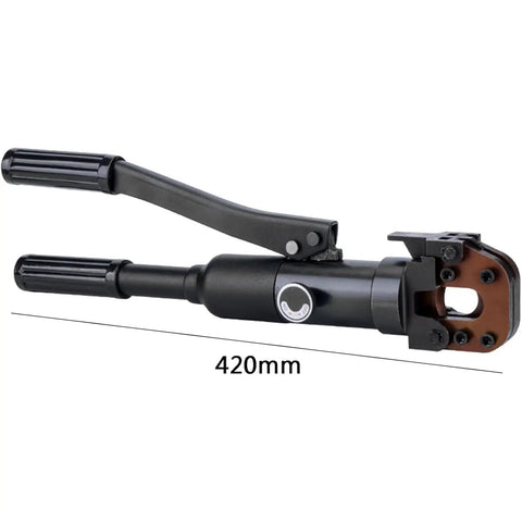 Heavy Duty Hydraulic Cable Cutter Pliers With 6 Ton Cutting Capacity for Ropes and Wires, 420mm long, adjustable design.