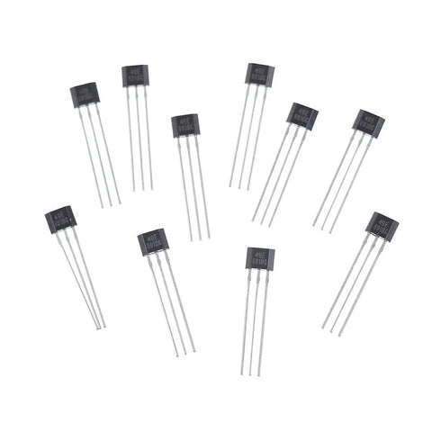 Set Of 10 Hall Effect Linear Sensors For Pro Grade Proximity And Position Sensing With Linear Voltage Output Proportional To Magnetic Field Strength High Precision Hall Sensor Array.