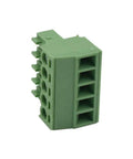 Green 5 Position 3.5mm Pitch PCB Screw Terminal Block Connector Pack Of 20 For Easy Plug And Play Wiring On Din Rail Or Board Mount 300V Rated KF2EDGK Style