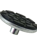 Close-up of Beefy Built Tough Hydraulic Jack Tray For Cars And Trucks With Thick Steel Construction, 4.72 Inch Bottle Jack Accessory