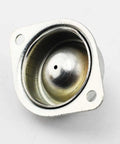 20 Pack 1 Inch Heavy Duty Carbon Steel Roller Ball Transfer Bearings Flange Mount 360 Universal Caster Swivel Wheels 400 Lb Capacity For Conveyor Belt Systems Built Tough And Ready To Roll - Close-up of a ball transfer bearing.