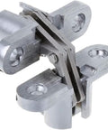 Hidden Cross Hinge Concealed Mortice 180 Degree Opening Folding Door Hinge Adjustable Invisible Door Hinge For Concealed Doors Screens And Folding Glass Doors In Homes Offices And Shops. Close-up view showing alloy construction.