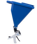 Sharpshooter 1 Hopper Gun for Texture and Spray, 2 Gallon Nylon Gun with Seven Orifice Sizes, 45 Degree Angle Adapter visible