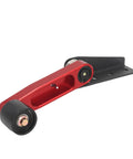 Badass Aluminum Alloy Motorcycle Belt Tensioner Roller Pulley Assembly Kit In Red With Dual Bearing Smooth Ride Upgrade Direct Fit Replacement For F3 RT Models Years 2014 To 2024 Guarantees Tight Tension And Rock Solid Performance On Your Bike, red aluminum belt tensioner roller with dual bearings