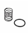 Heavy Duty Oil Drain Plug And Spring Kit For Yamaha Raptor Warrior 350 400 450 600 All Terrain Vehicles Ensures Long Lasting Performance With Perfect Fit And Superior Heat Dissipation To Keep Your Ride Running Smooth. O-ring and spring shown