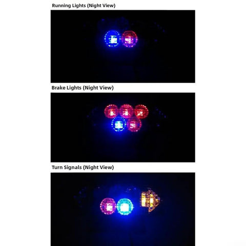 Upgrade Your Ride With This Sweet All-In-One E-Bike LED Taillight That Rocks 36V And 48V Systems While Serving As A Super Bright Brake Light, Turn Signal, And Tail Light For Maximum Night Visibility So You Stay Safe In Heavy Traffic, night view
