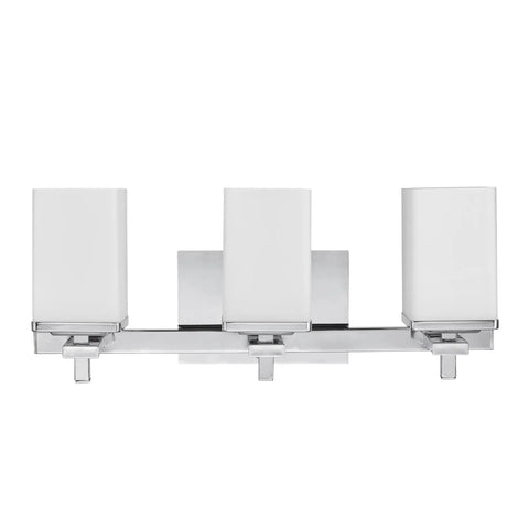 All In One Bathroom Set With 3 Light Vanity Bar Towel Bar Towel Ring Robe Hook And Toilet Paper Holder In Polished Chrome Finish Vintage Modern Style