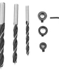 Pro Grade Dowel Jig Kit And Woodworking Drill Set 38 Piece Straight Hole Positioner For Dowel Joints And Furniture Assembly