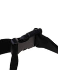 Close-up of the adjustable strap buckle for the Flat Out Solid Anti Static Clear Pvc Tool Bag And Waist Pouch For Scrapbooking Dies.