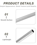 Close-up of Five Pack Aluminum Tent Pole Repair Sleeves Replacement Connectors showing smooth surface and lightweight design.