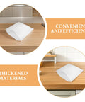 Pro Grade White EPE Foam Moving Pouches For Glassware And Dishes on kitchen counter showcasing thickness and convenience