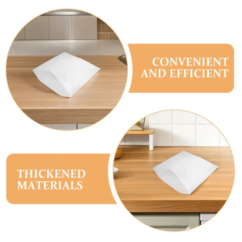 Pro Grade White EPE Foam Moving Pouches For Glassware And Dishes on kitchen counter showcasing thickness and convenience