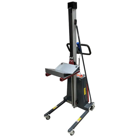 Heavy Duty Powered V Block Work Positioner Truck Smooth Operator Rig With Remote Control, steel frame with electric lift, mobile shop gear.