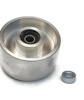 Top Tier 4 Inch Nylon Tracking Wheel For 2X72 Belt Grinder Loaded With Heavy Duty Bearings And Dead Straight Tracking for knife makers.