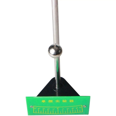 Single Pendulum Lab Gear With Adjustable Swing Length For Physics Class Hands On Vibration Study And Gravity Acceleration Experiments In A Dry Ventilated Lab Setup, featuring metal rod and steel ball