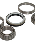 Heavy Duty Trailer Axle Bearing Kit 10000 Pound 10K GD10-51 For Dexter Trailers Replace Worn Bearings, Cut Wobble, And Stabilize Your Utility, Boat, Or Camper Trailer During Hauls. steel bearing set on white