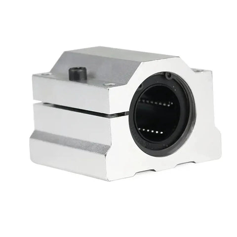 Close-up of Heavy Duty 16MM Linear Motion Ball Bearing Slider Block Bushing engineered for a smooth glide on CNC routers.