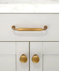 Antique Brass Cabinet Pulls 5 Inch 128mm Solid Zinc Alloy Drawer Handles Set Of 10 For Kitchen Cabinets Durable Easy To Install With Classic Rustic Finish And Timeless Vintage Look
