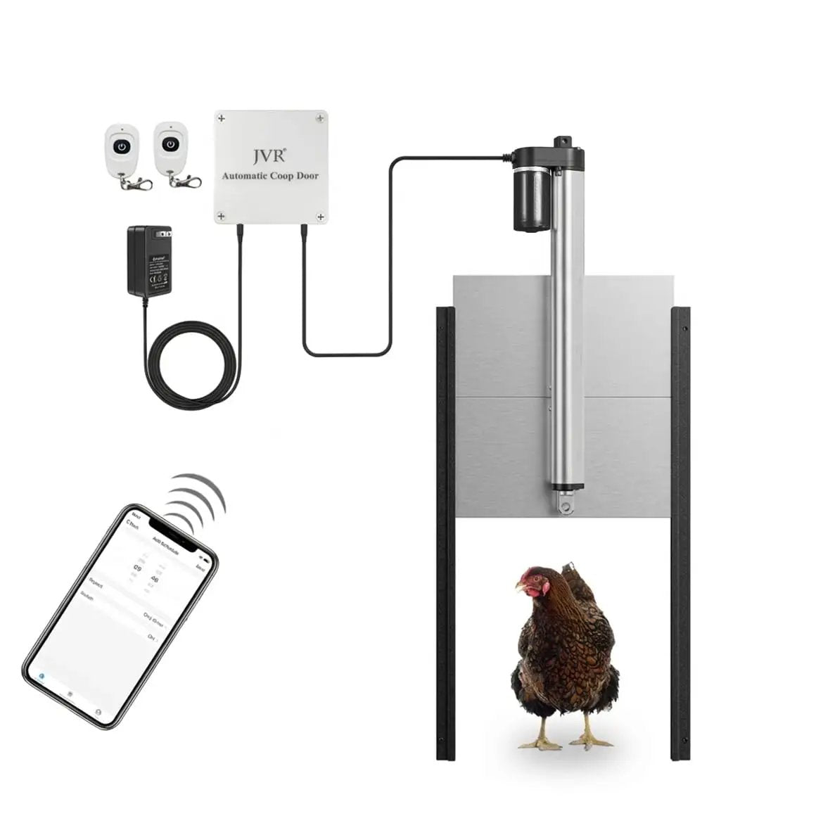 Smart WiFi Automatic Chicken Coop Door With App Control ✓