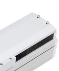 Sturdy Electric Linear Rail Guide For Race Scene With 100mm Rail and aviation aluminum build, top view showing sleek design.