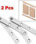 360 Degree Rotatable Door Pivot Hinges 100 x 16 x 11mm Stainless Steel For Home Cabinets And Toolboxes, set of 2