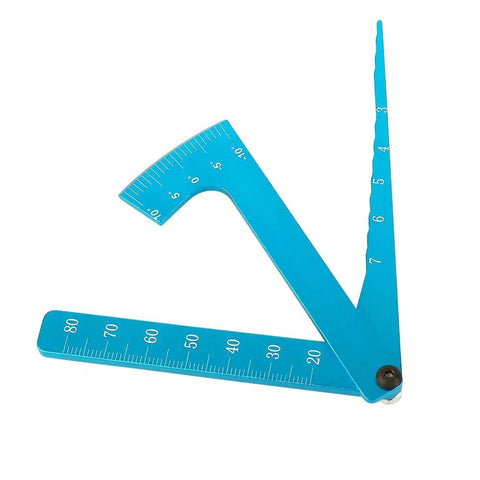 Race Ready Performance 3 In 1 Rc Car Setup Tool Aluminum Height Gauge Ruler For Checking Chassis Clearance And Fine Tuning Suspension Camber Angles On Your Rig