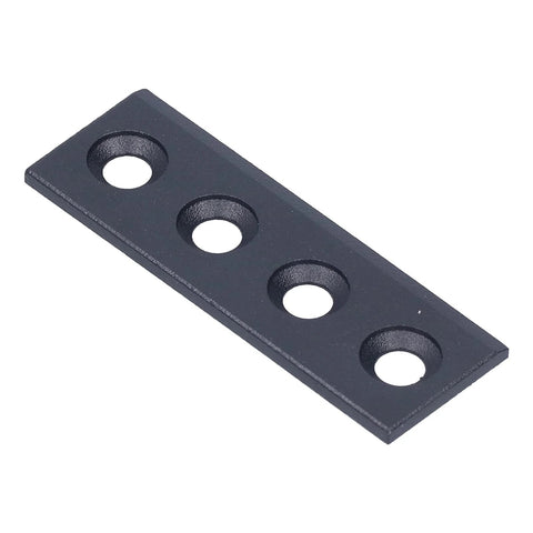 Heavy Duty Carbon Steel Barn Door Track Connector Plate For Sliding Doors, Solid Support With Easy Install Kit, 8x2.7cm