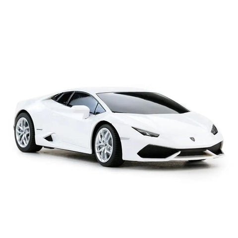 Lamborghini Huracan LP610-4 1 24 Scale RC Car With Realistic Exterior And Interior Officially Licensed White Remote Control Toy