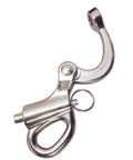 Badass Two Inch Fixed Eye Snap Shackle Crafted From Premium Ss316 Stainless Steel With A Slick Quick Release Plunger designed for marine use.