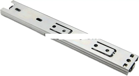 Full Extension Drawer Slides For Smooth Quiet Gliding Two Piece Set Pro Grade Heavy Duty Metal Runners With Corrosion Resistant Finish