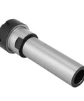 Heavy Duty 100mm Straight Shank Extended Collet Chuck Holder Made From Premium Chrome Molybdenum Alloy Steel For CNC Milling angle view.