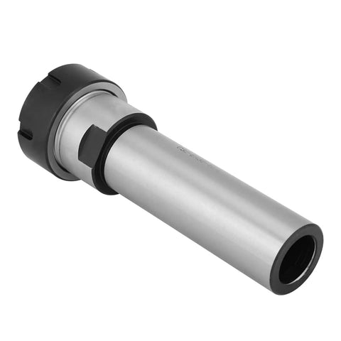 Heavy Duty 100mm Straight Shank Extended Collet Chuck Holder Made From Premium Chrome Molybdenum Alloy Steel For CNC Milling angle view.