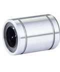 LM4 Linear Bearing 4x8x12mm for CNC Linear Shaft, Guide Rail System, Smooth Low Friction Motion, High Rigidity and Long Life Precision Bearing for Machining, Robotics, and DIY CNC Projects, silver steel bearing