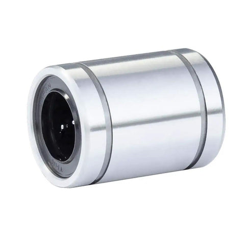 LM4 Linear Bearing 4x8x12mm for CNC Linear Shaft, Guide Rail System, Smooth Low Friction Motion, High Rigidity and Long Life Precision Bearing for Machining, Robotics, and DIY CNC Projects, silver steel bearing