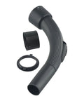 Bent Vacuum Hose Handle 32mm Connector Replacement For Hoover Vacuum Cleaners black ABS snap-fit with rings and adapters