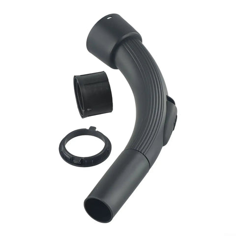 Bent Vacuum Hose Handle 32mm Connector Replacement For Hoover Vacuum Cleaners black ABS snap-fit with rings and adapters