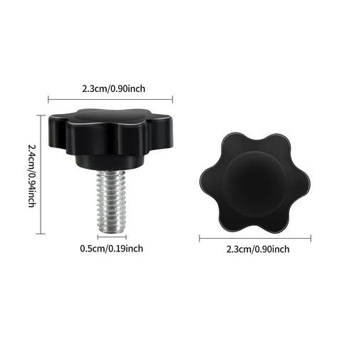 Must Have Eight Piece M6 Bolt Knob Kit For Logitech G25 G27 G29 G920 G923 Steering Wheel With Durable Metal And Plastic Build