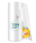 Transfer Film Roll For DTF Heat Transfers 13x328ft Double Sided Glossy Clear PET Pretreat Paper With Cold And Hot Peel