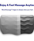 Ergonomic Under Desk Foot Rest With Massage Ridge Design And Memory Foam Pillow For Work At Home Or Gaming Setup A Comfy