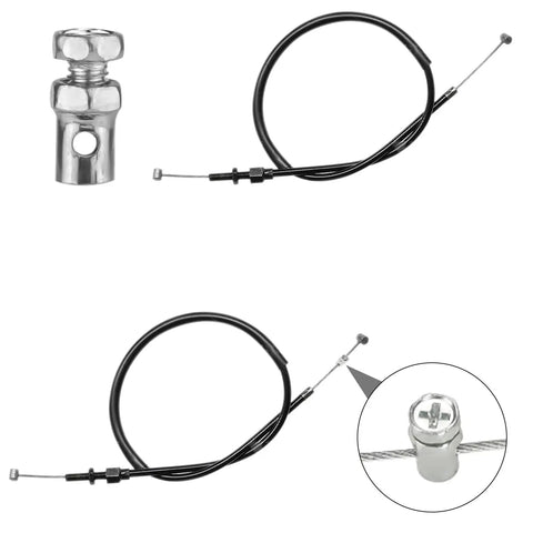 20 Pieces Universal One Eighth Inch Clutch Brake Throttle Cable Ends Go Kart Cable Stops Locks Repair Kit for Bicycle Motorcycles