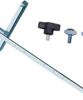 Beefy Rip Fence Kit For Circular Saws With Two Thumb Screws, ruler attachment for 6405-6, 6460 saws, metal build.